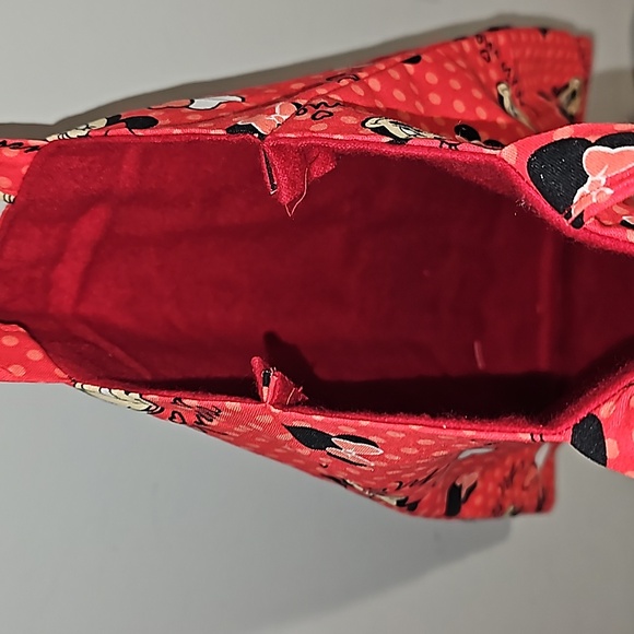 Minnie Mouse Lovers Lot polka dot sneakers size 7, bag& red glitter slippers EUC - Picture 14 of 16